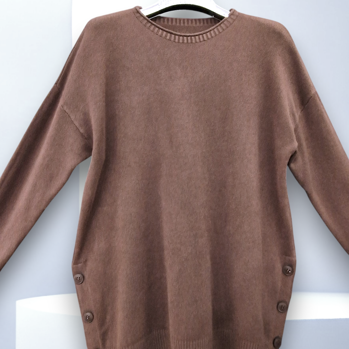 Maxi Maglia Con Bottoni Margot