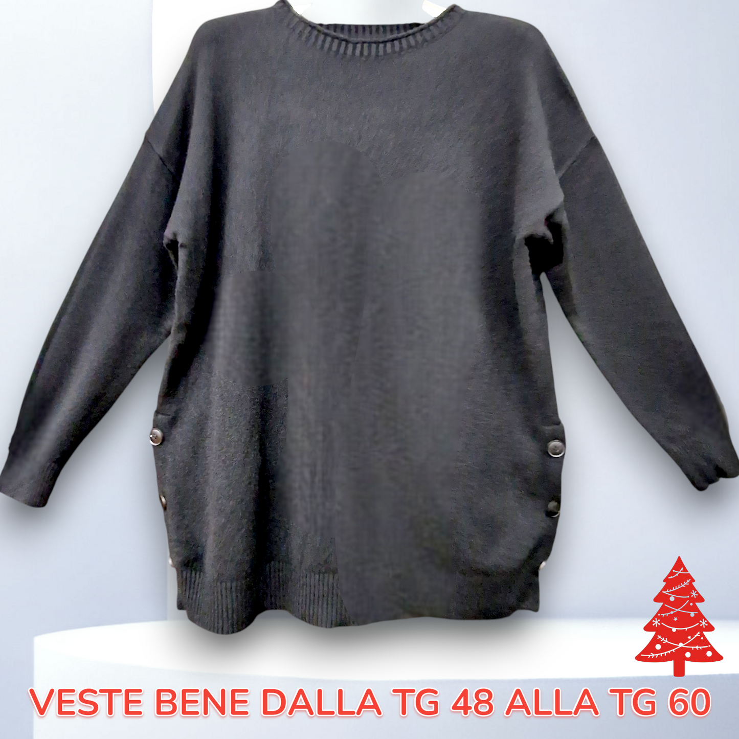 Maxi Maglia Con Bottoni Miura