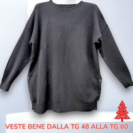 Maxi Maglia Con Bottoni Miura