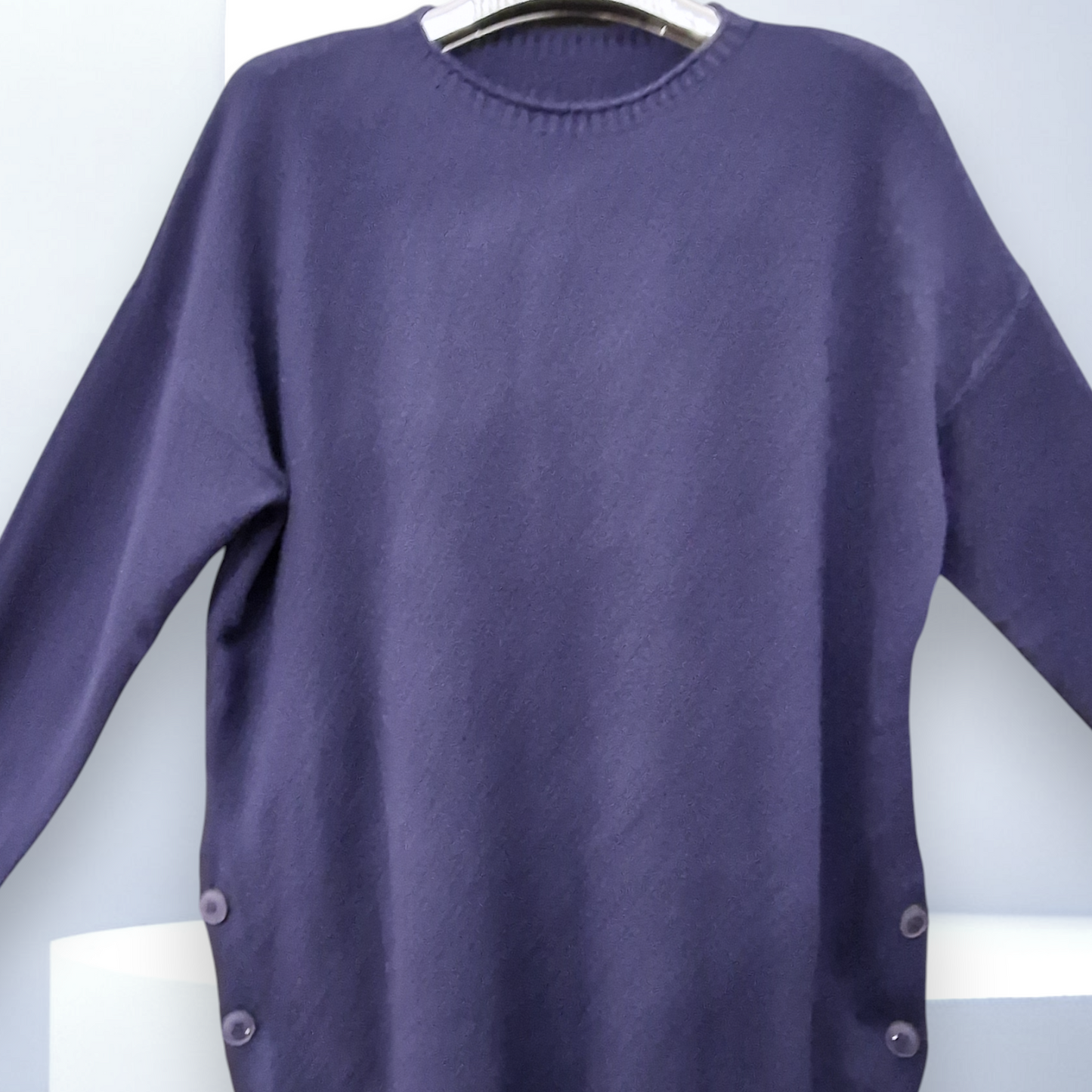 Maxi Maglia Con Bottoni Missy