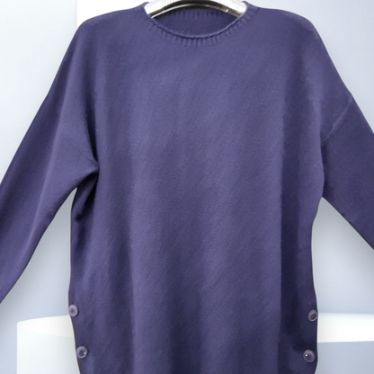 Maxi Maglia Con Bottoni Missy