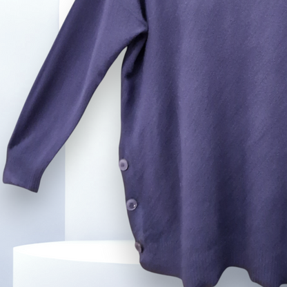 Maxi Maglia Con Bottoni Missy