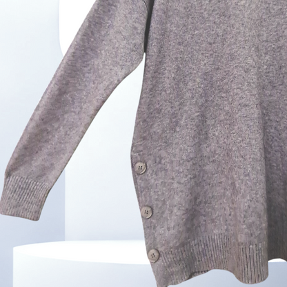 Maxi Maglia Con Bottoni Mavi