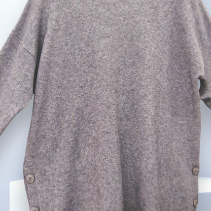 Maxi Maglia Con Bottoni Mavi