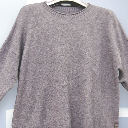 Maxi Maglia Con Bottoni Mavi