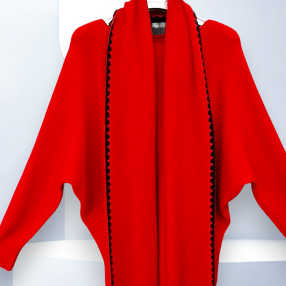 Maxi Maglia con Sciarpa Viry