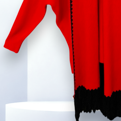 Maxi Maglia con Sciarpa Viry