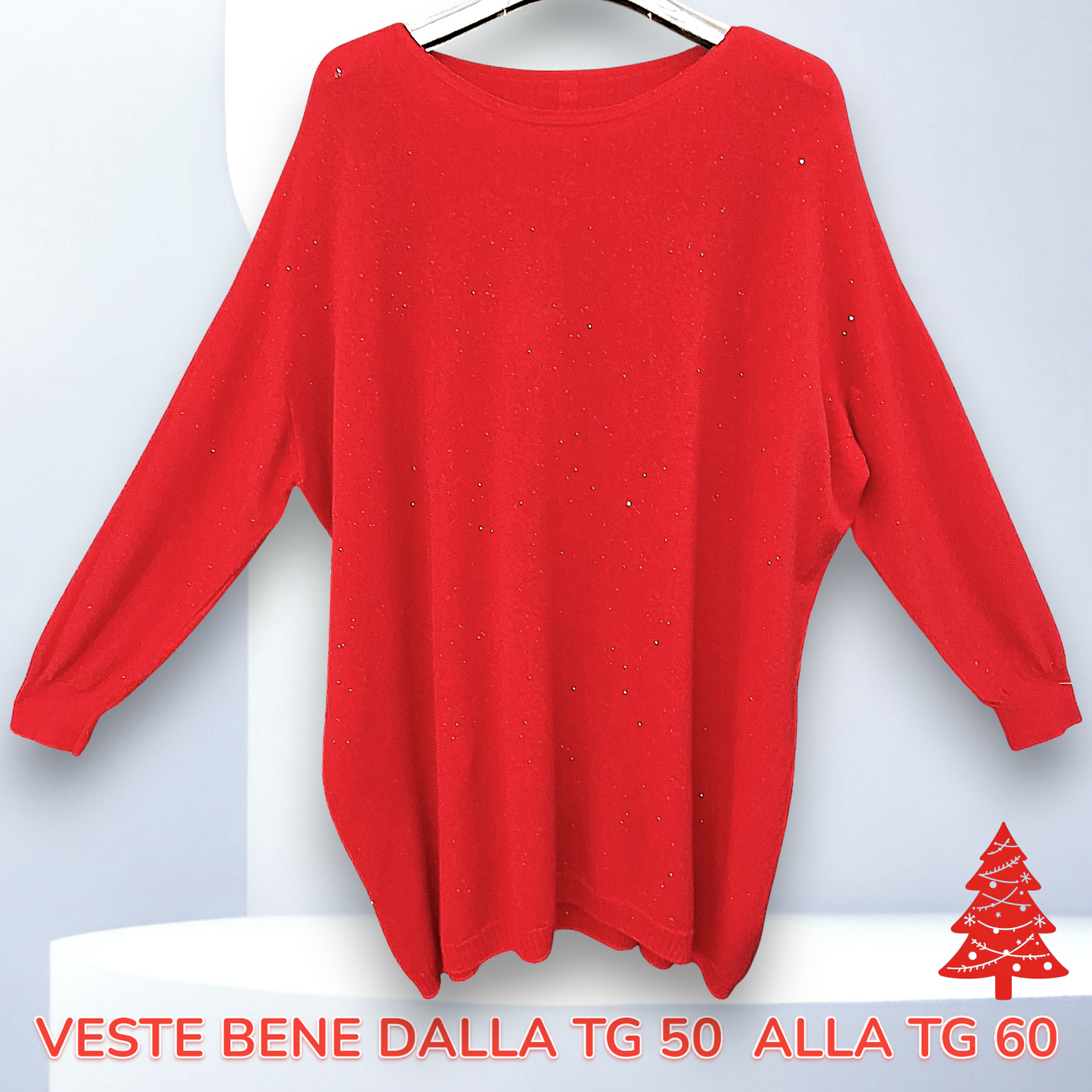 Maxi Maglia con Strass Cometa