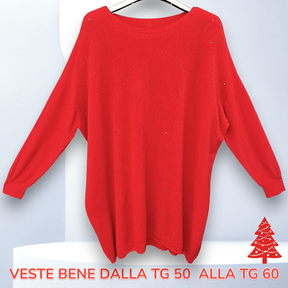 Maxi Maglia con Strass Cometa