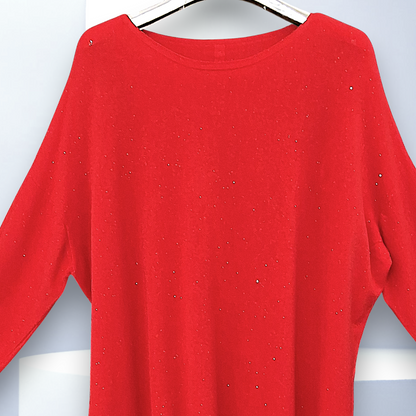 Maxi Maglia con Strass Cometa