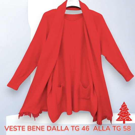 Maxi Maglia con Sciarpa Lesly