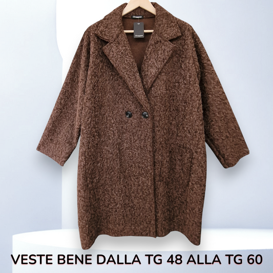 Maxi Cappotto Lana Cotta Cimone
