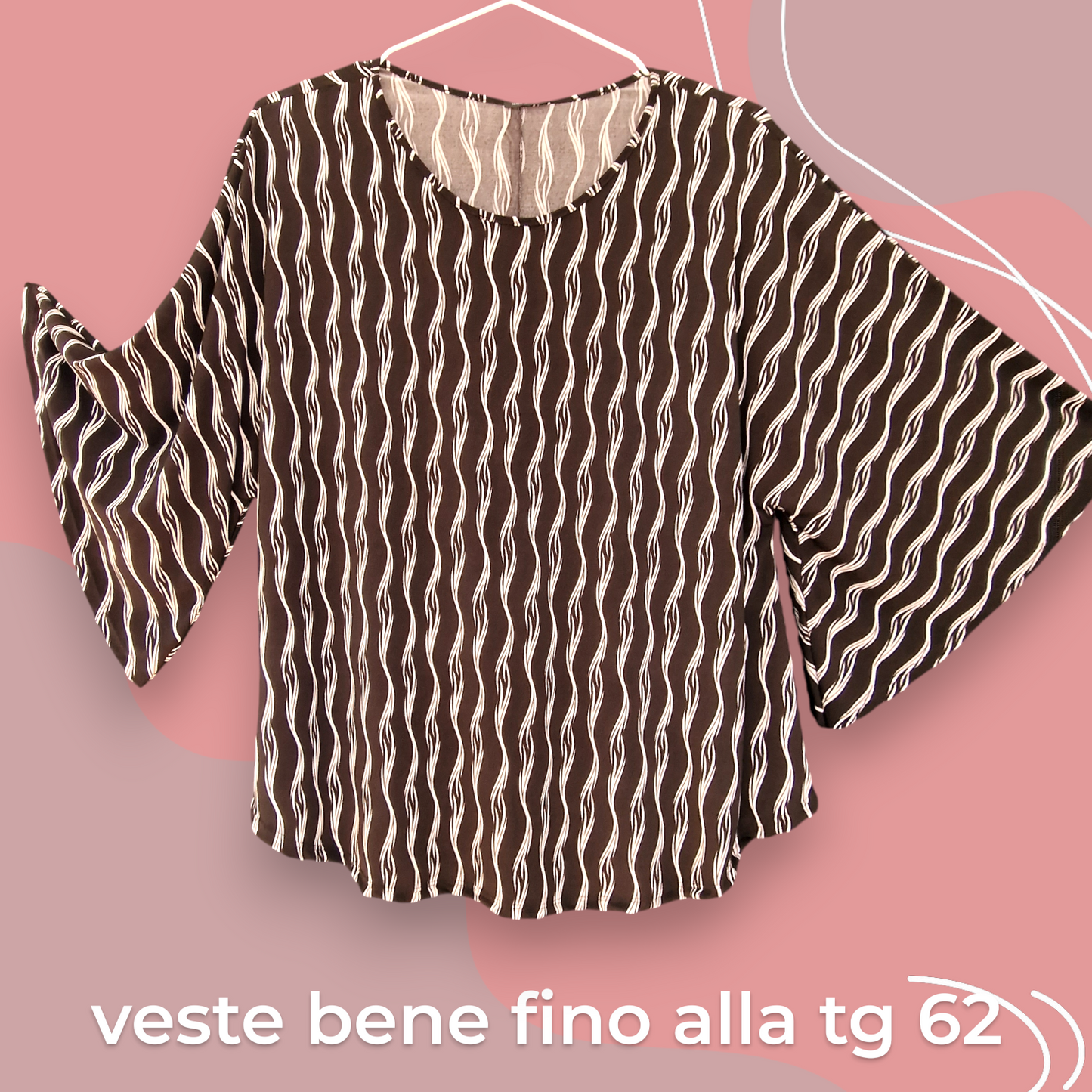 Maxi Maglia  Taglie Forti Elasticizzata Titti