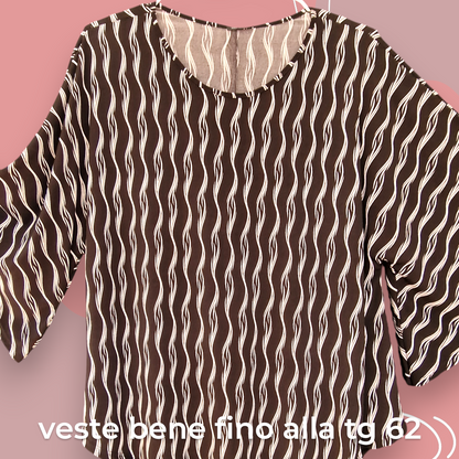 Maxi Maglia  Taglie Forti Elasticizzata Titti