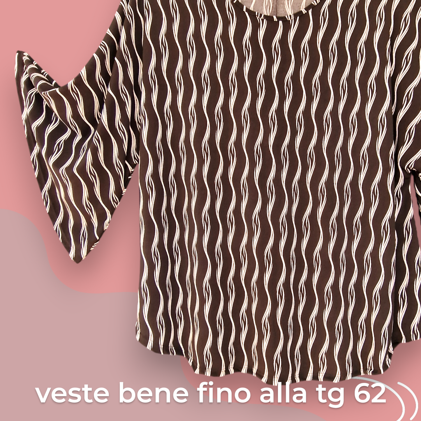 Maxi Maglia  Taglie Forti Elasticizzata Titti