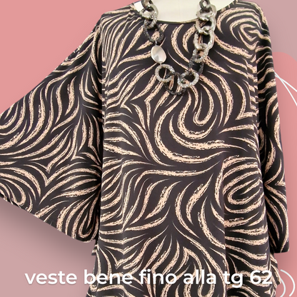 Maxi Maglia  Taglie Forti Elasticizzata Tola