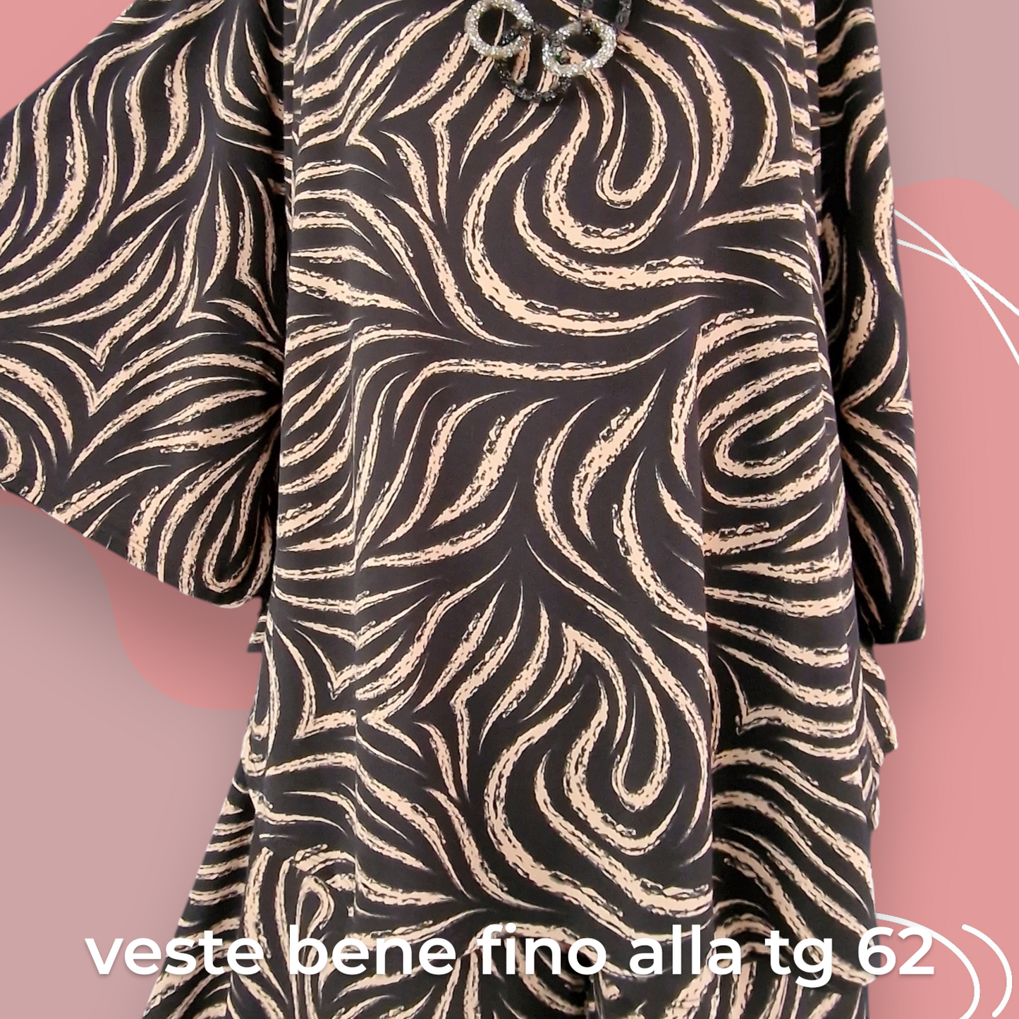 Maxi Maglia  Taglie Forti Elasticizzata Tola