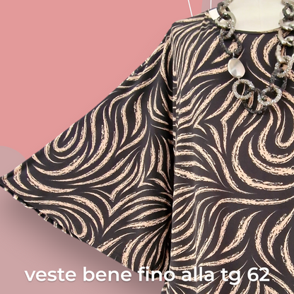 Maxi Maglia  Taglie Forti Elasticizzata Tola