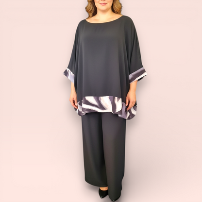 Maxi Maglia Doppia in Georgette e Viscosa Concetta