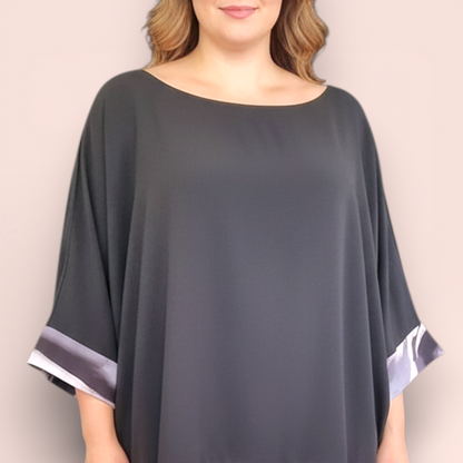 Maxi Maglia Doppia in Georgette e Viscosa Concetta