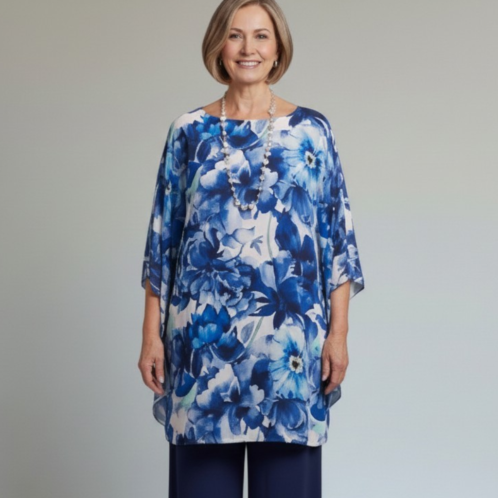 Maxi Maglia in Georgette Viry