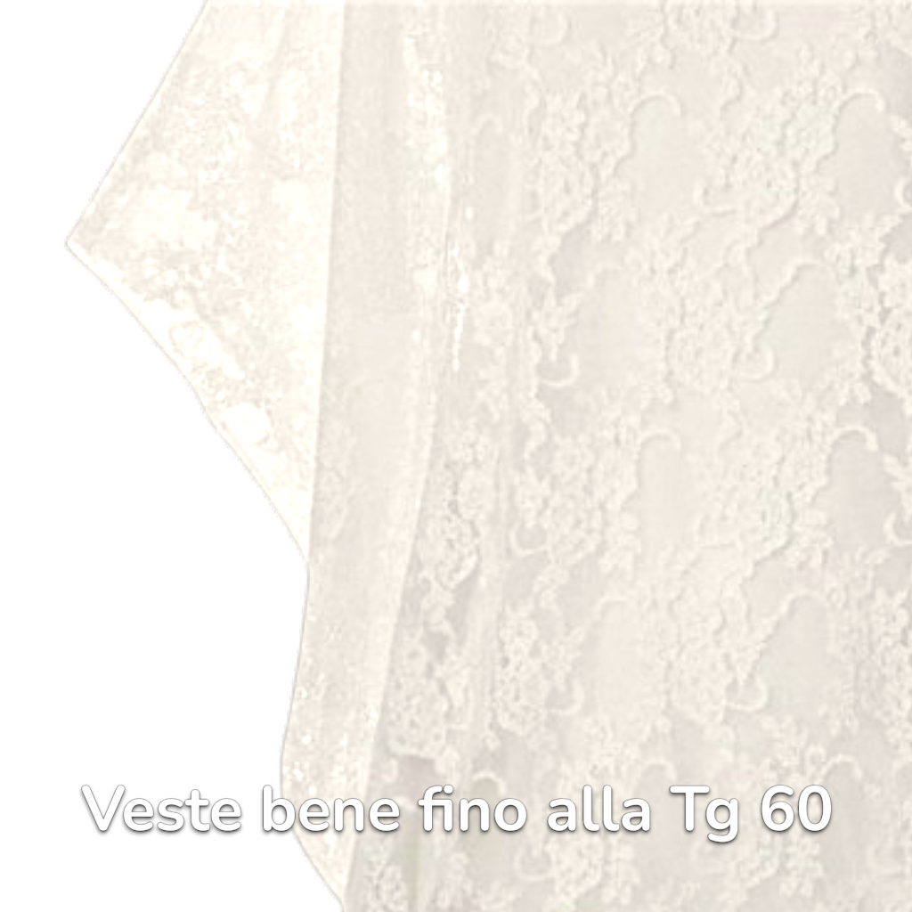 Maxi Maglia in Pizzo e Viscosa Doria
