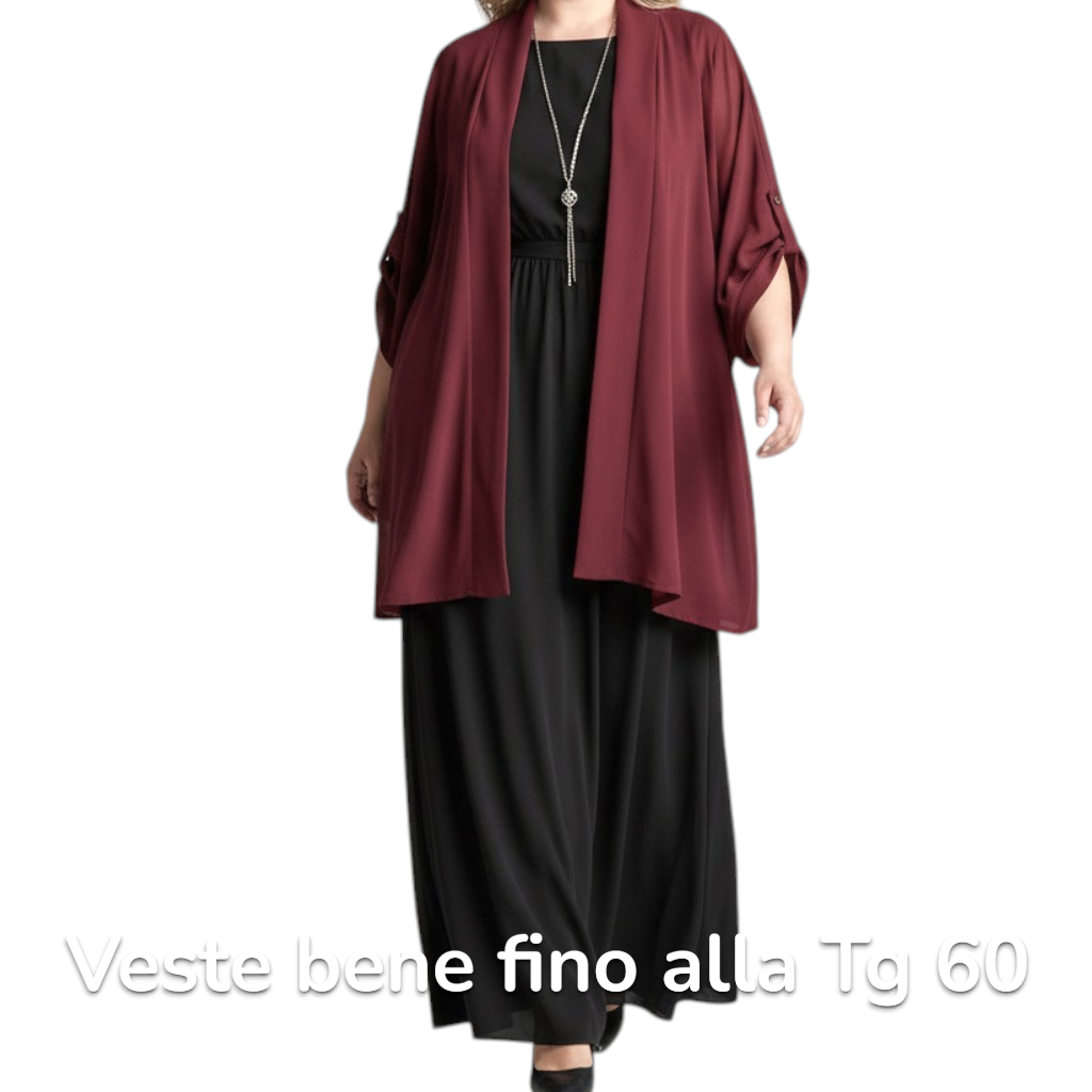 Maxi Spolverino in Georgette Luisa