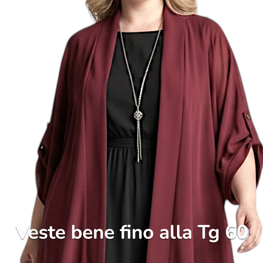 Maxi Spolverino in Georgette Luisa