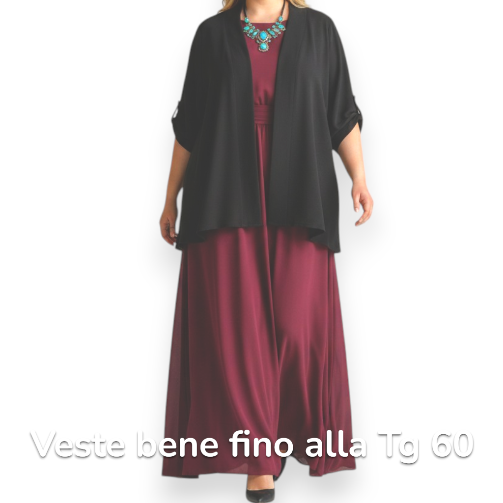 Maxi Spolverino in Georgette Livia