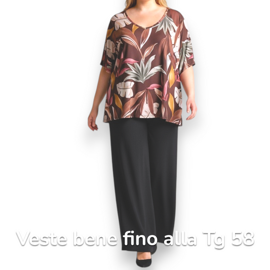Maxi Maglia  Taglie Forti Elasticizzata Fabrizia