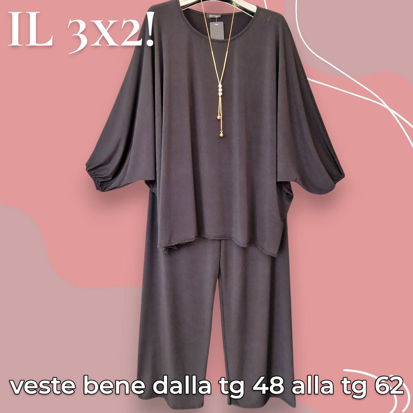 Maxi Completo Taglie Forti Ebby