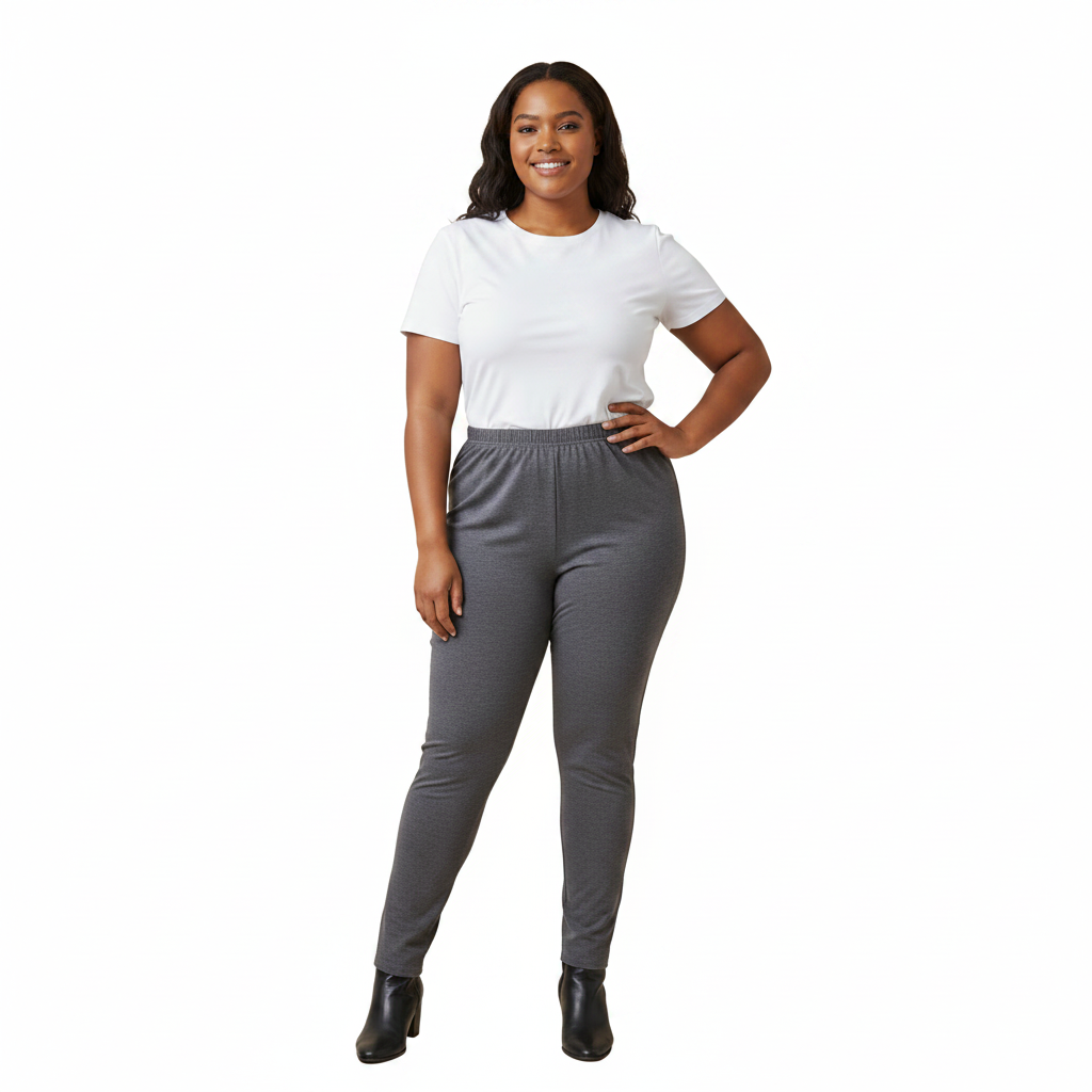Leggings Taglie Comode Pienza - Vita Alta Made in Italy