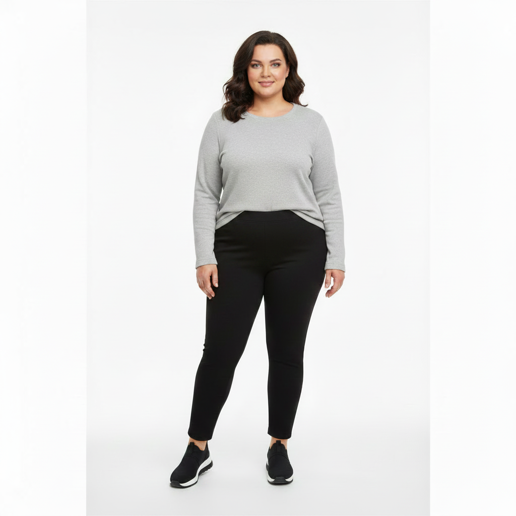 Leggings Taglie Comode Arezzo - Vita Alta Made in Italy