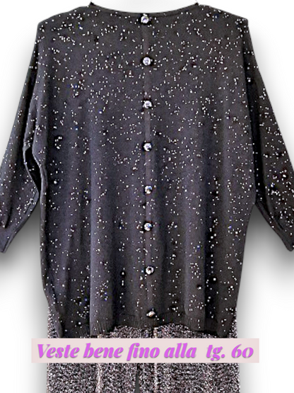 Maxi Maglia con Strass Stars