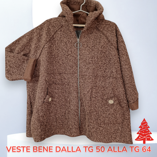 Maxi Giacca Lana Cotta Falzarego