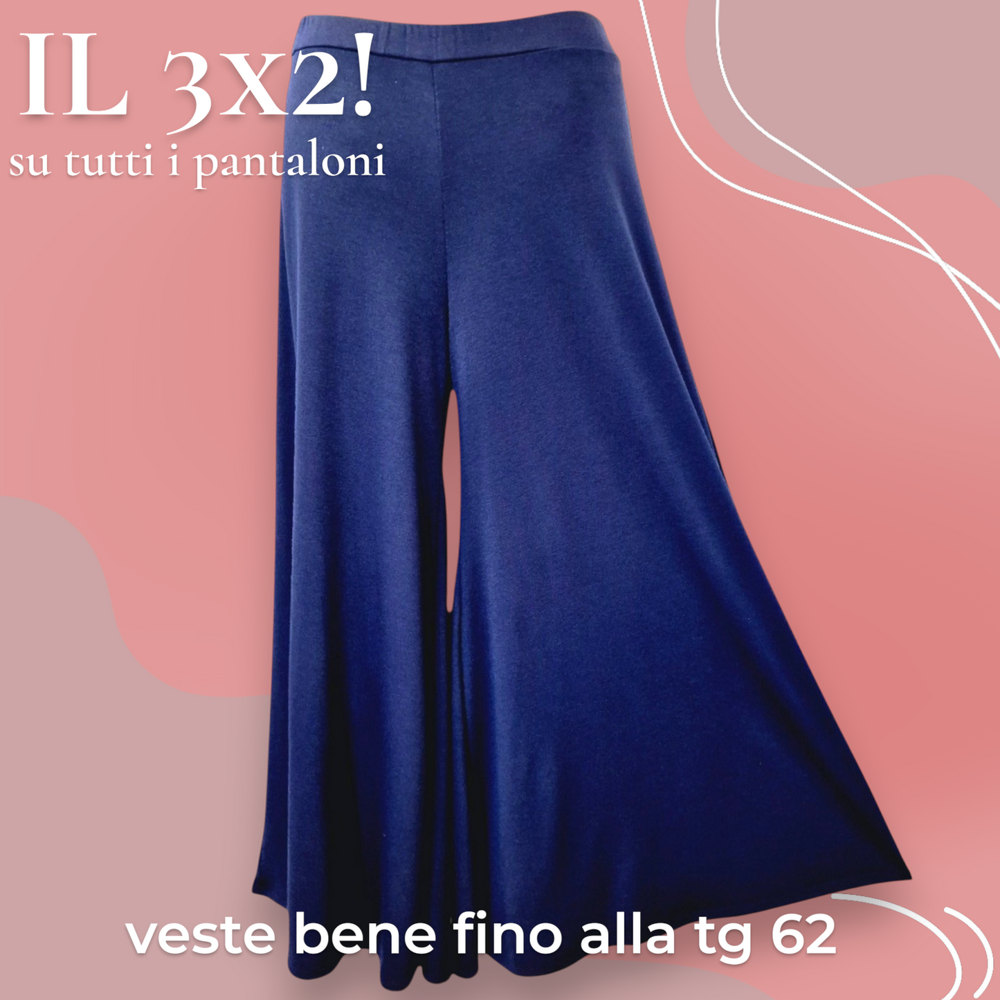 Gonna Pantalone Taglie Comode  Subiaco - Made in Italy
