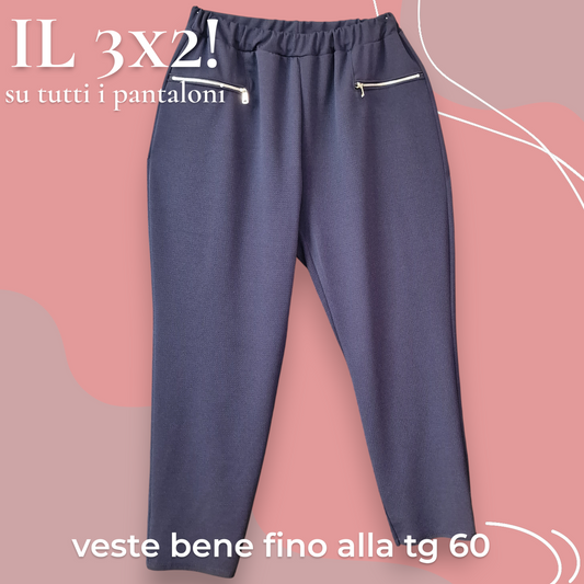 Maxi Pantalone con Tasche Ravenna
