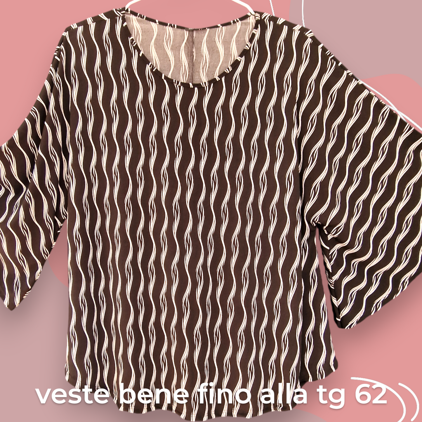 Maxi Maglia  Taglie Forti Elasticizzata Titti
