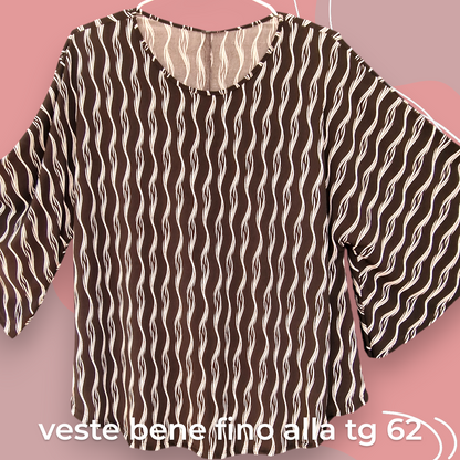 Maxi Maglia  Taglie Forti Elasticizzata Titti
