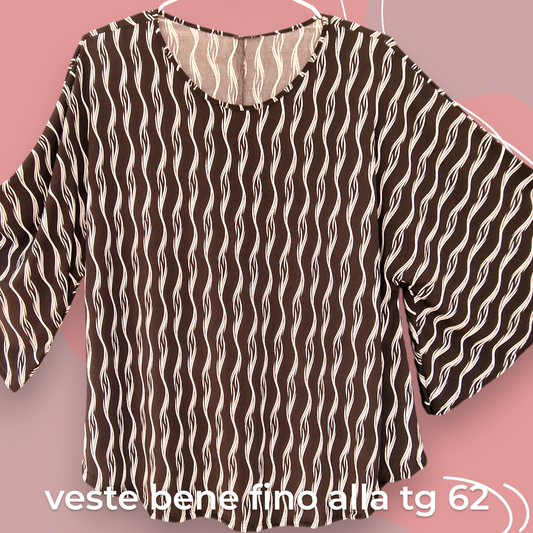 Maxi Maglia  Taglie Forti Elasticizzata Titti