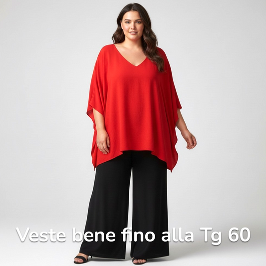 Maxi Maglia 100% Viscosa Marina