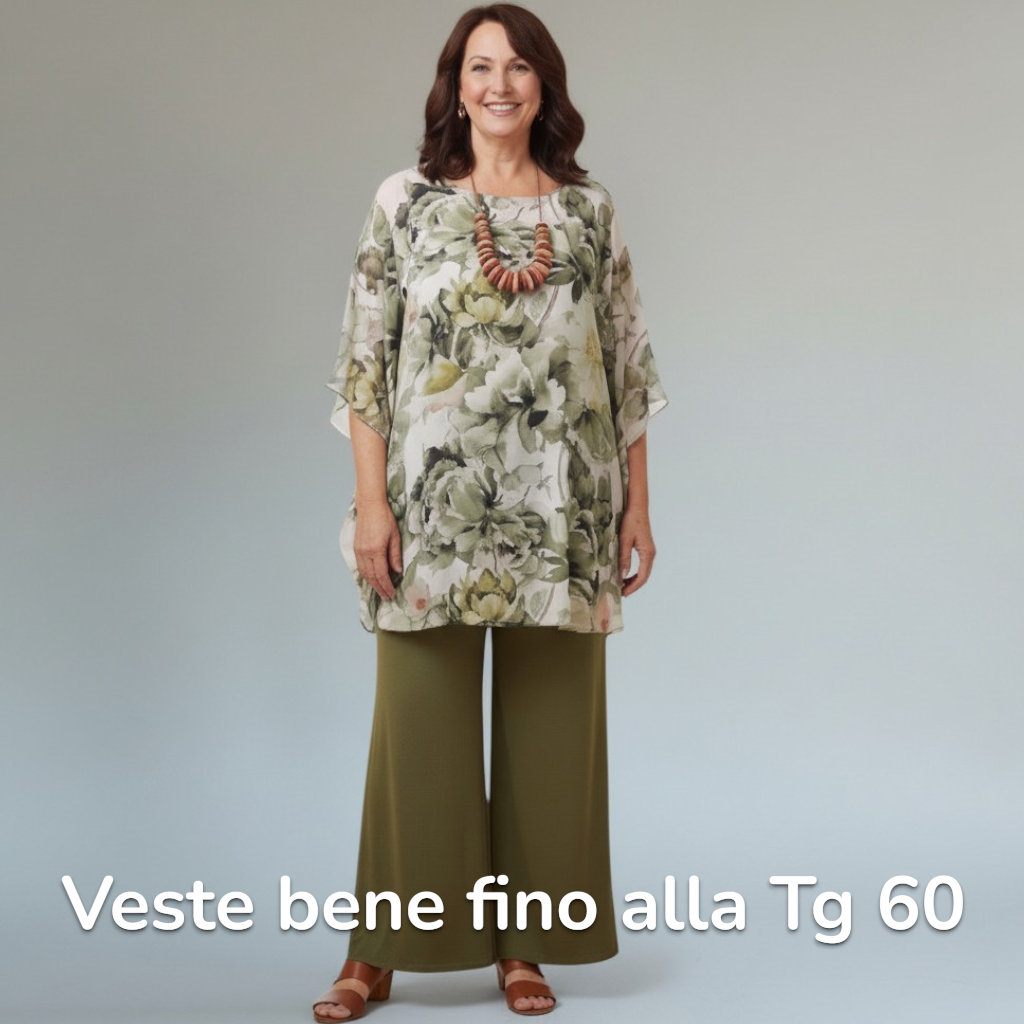 Maxi Maglia in Georgette Valda