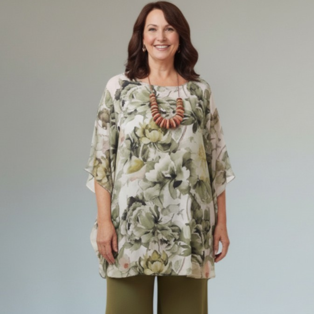 Maxi Maglia in Georgette Valda