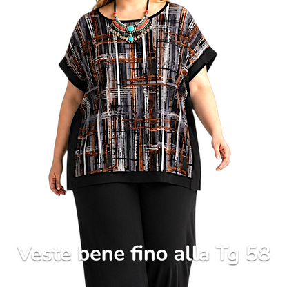 Maxi Maglia  Taglie Forti Elasticizzata Futura