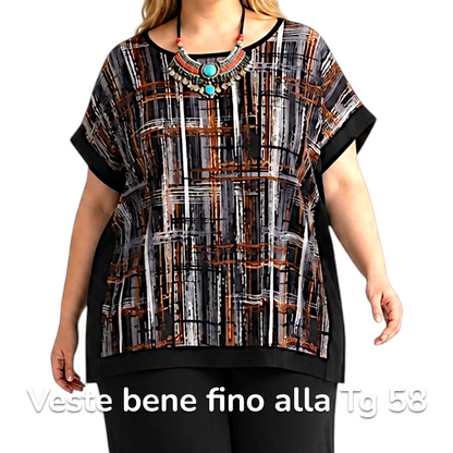 Maxi Maglia  Taglie Forti Elasticizzata Futura