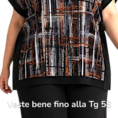 Maxi Maglia  Taglie Forti Elasticizzata Futura