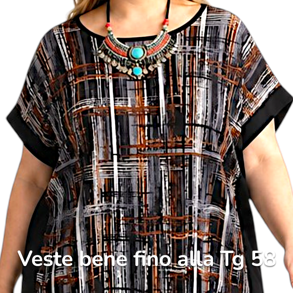 Maxi Maglia  Taglie Forti Elasticizzata Futura