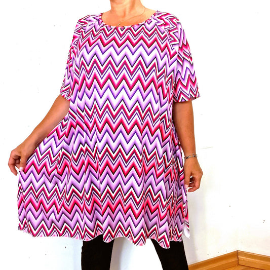 Maxi Maglia In Crepe Dafne