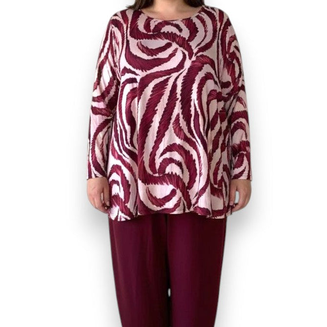 Maxi Maglia in Crepe  Pina