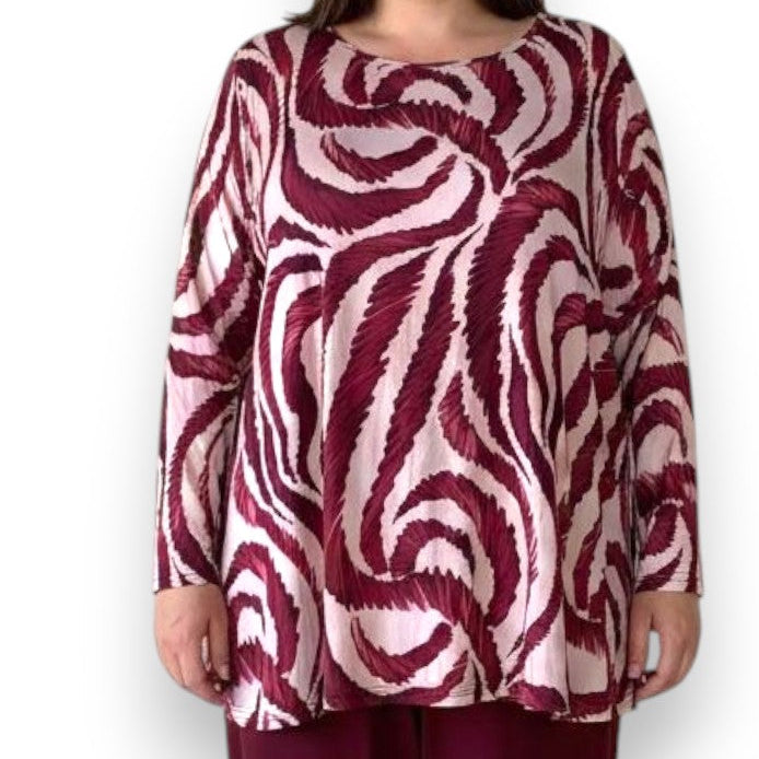 Maxi Maglia in Crepe  Pina